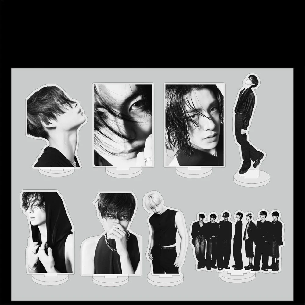 KPOP Idols подставка для фигурки двухсторонняя акриловая украшение дизайна SUNOO JUNGWON