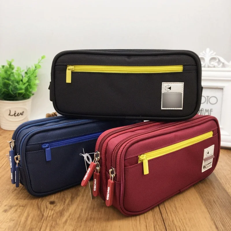 

Creative Pencil Case Stationery Cute Boys Girls Pencil Cases Storage Pen Bag Box Large Student Capacity School Office Supplies