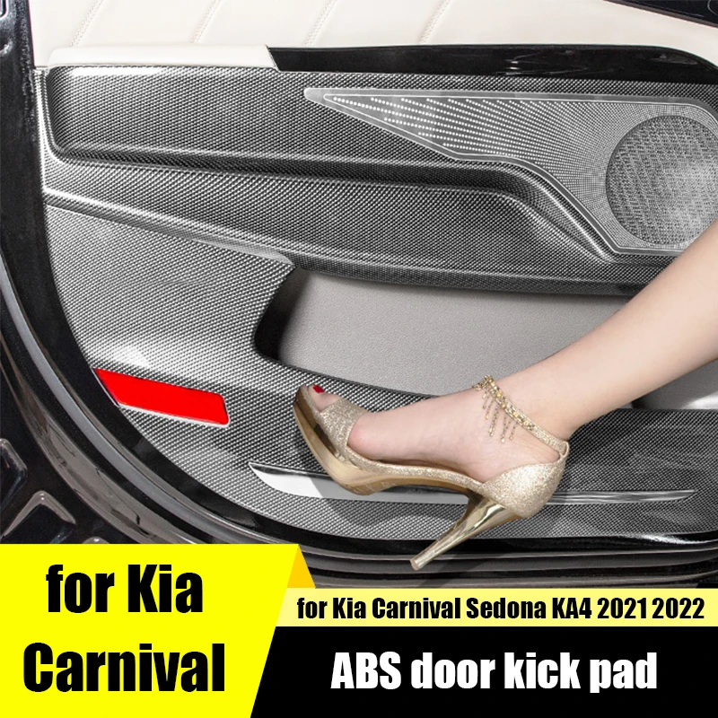 

Для Kia Carnival Sedona KA4 2021 2022 защита интерьера двери ABS защита от ударов украшение интерьера автомобиля