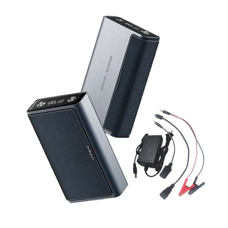 

Wholesale Outdoor Powerbank 27600mah 12v Mobile Charger 65W PD Quick Charge QC3.0 Potable Jump Starter Power Bank DC 48V