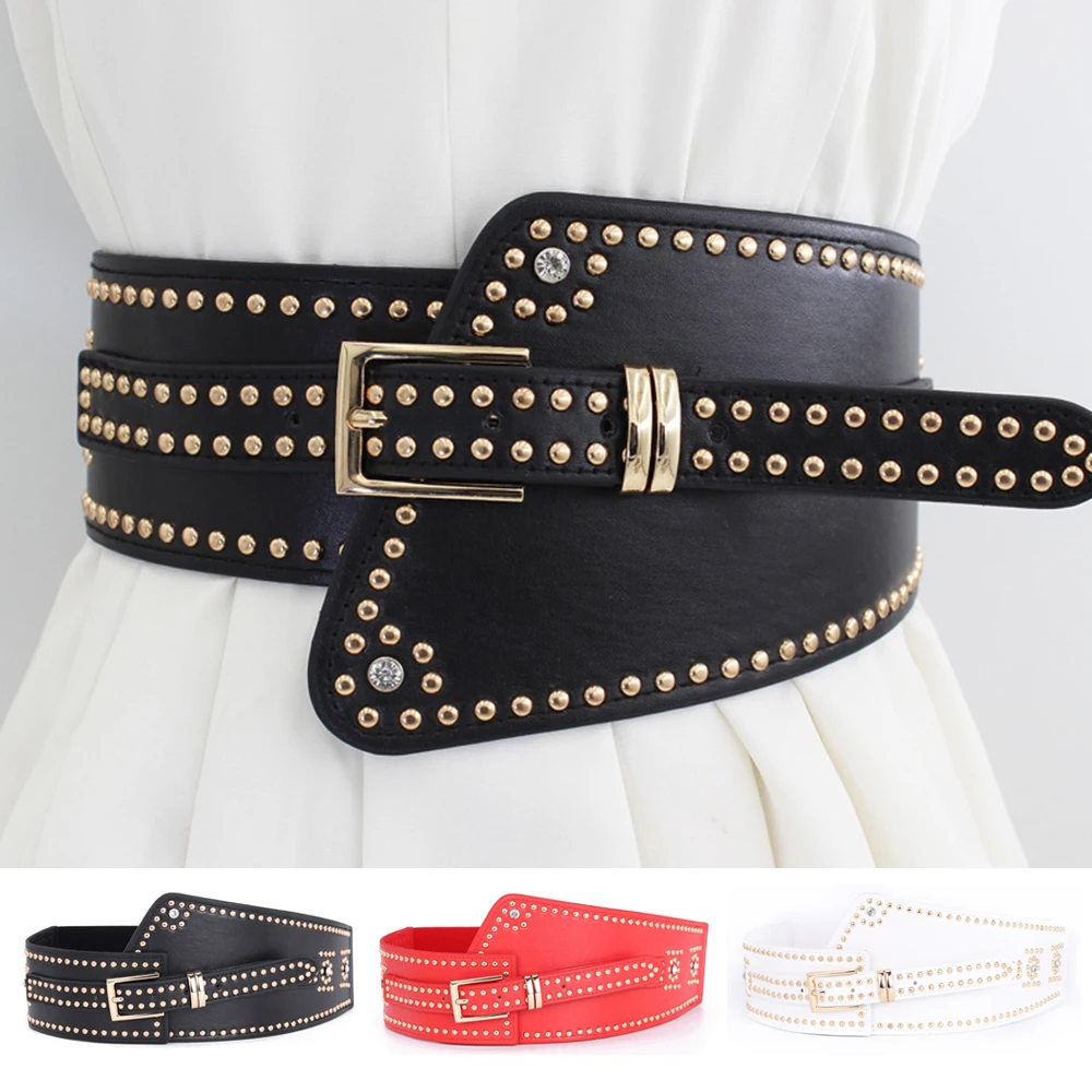 

Женский эластичный пояс, юбка, пиджак, пояса из искусственной кожи, модный однотонный пояс-корсет