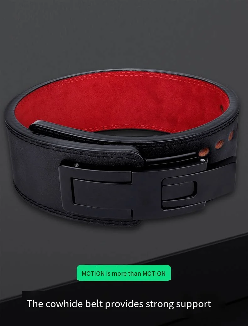 

Fitness Leather Belt Squatting Hard Pull Waist Protection Professional Protector Strength Lifting Horizontal Pushing Equipment