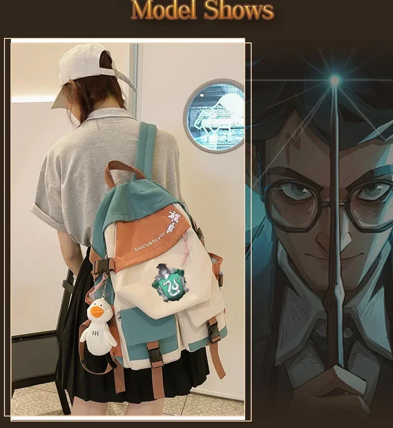 Рюкзак HarryyPotter из фильма студенческая нейлоновая школьная сумка Gryffindor Hermione Ginny