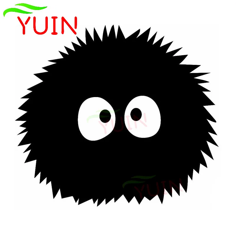 

YUIN Cute Spirited Away Dust Bunnies Car Sticker Cartoon PVC Decoration Accessories High-quality Waterproof Cover Scratch Decal