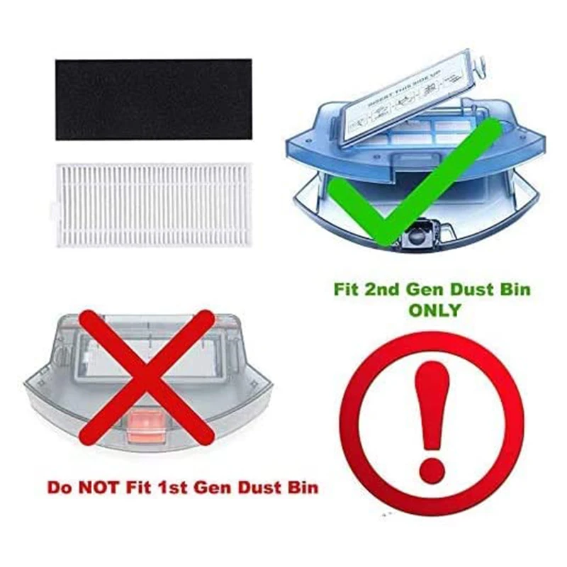 Комплект из 28 запасных частей совместимый с роликовой щеткой Robovac 11S 30C 15C R3500 R3500S