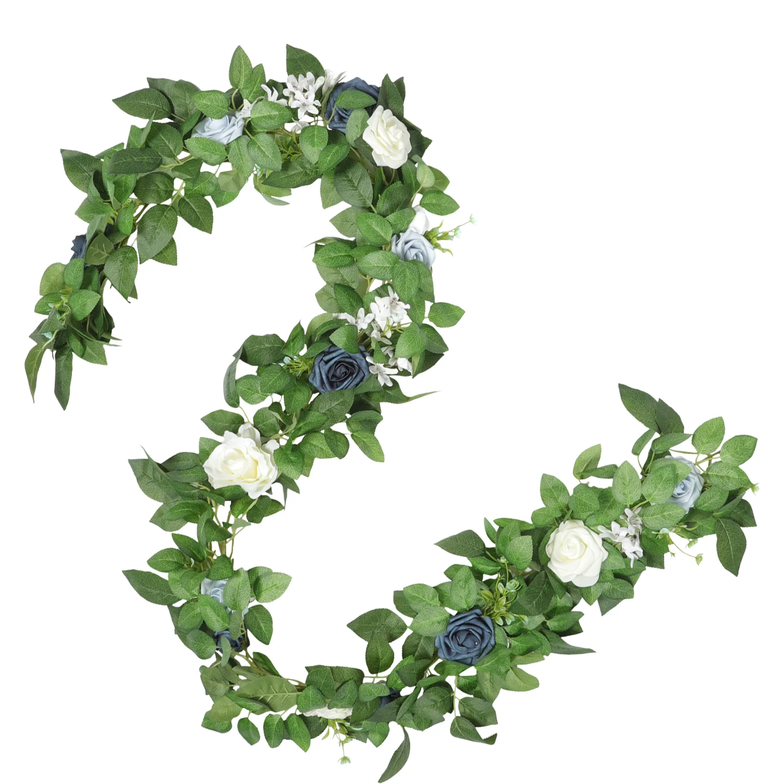 

Wedding Arch Flowers Table Decorations Artificial Rose Garland Hanging Vine Oxford Cloth Front Door Banquet Home Accessories