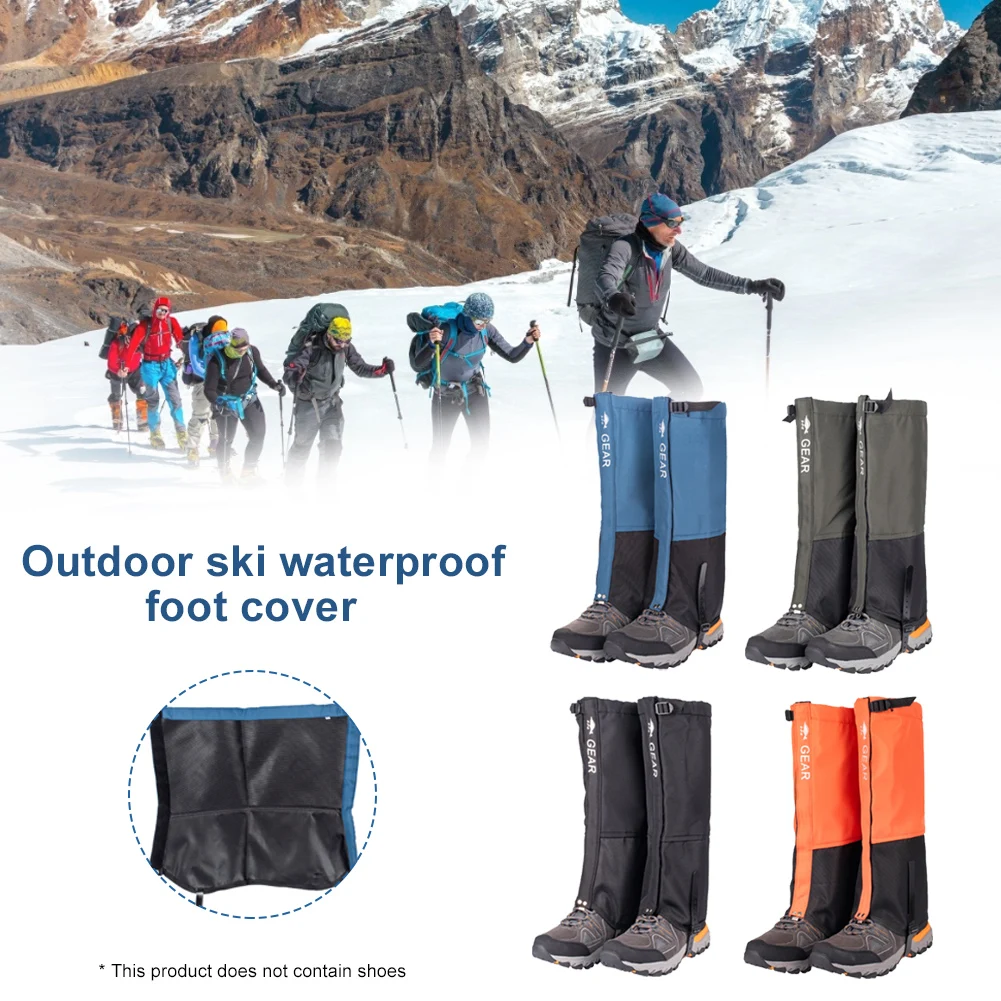 

Unisex Waterproof Leg Warmers Legging Gaiter Climbing Camping Hiking Ski Boot Travel Snowshoes Gaiter Leg Protection For Outdoor