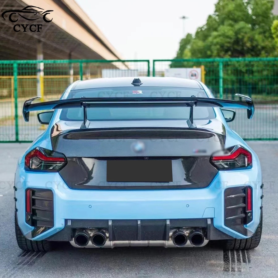 Для BMW 5 серии F10 G30 M5 F90 хвостовые плавники из углеродного волокна задний спойлер