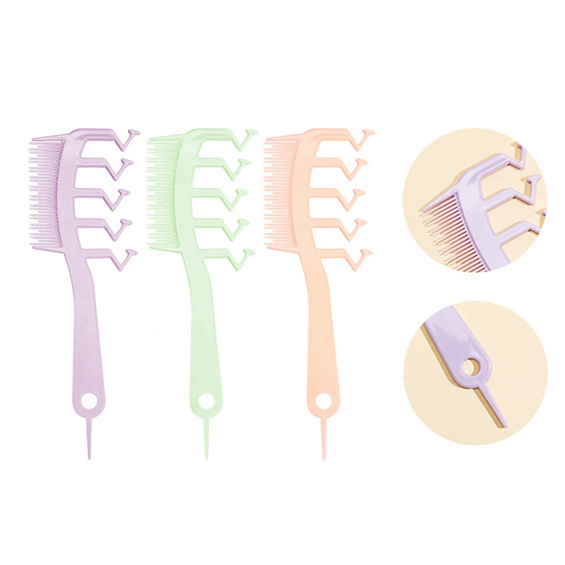 

Z Shape Hair Fluffy Comb Hair Style Comb Instant Hair Volumizer Curly Fluffy Barber Accessories Edge Brush