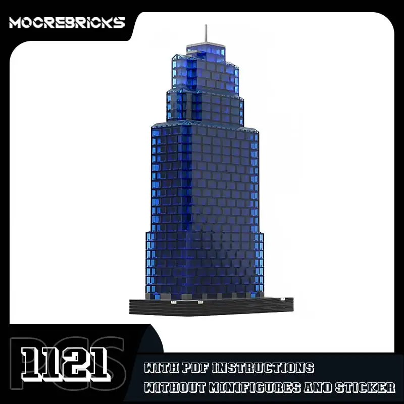 Конструктор с изображением городского пейзажа игрушка-домик MOC известный