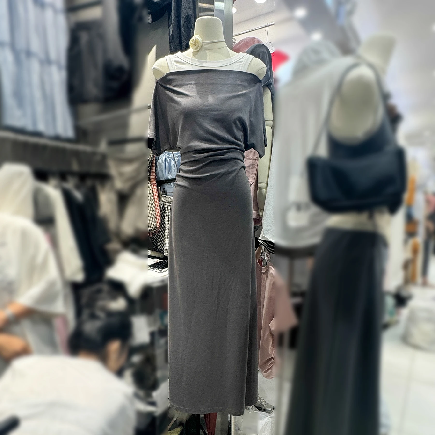 Тринадцать рядов летний базовый жилет Топ с открытыми плечами короткий рукав