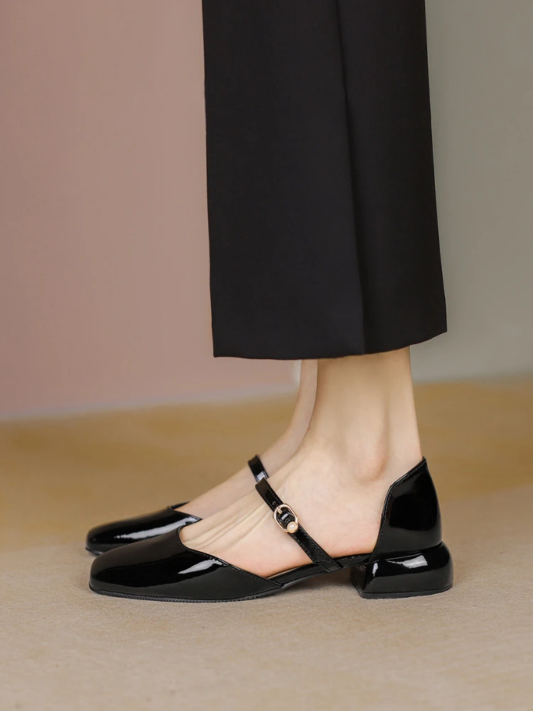 

Босоножки женские на низком каблуке, элегантные сандалии во французском стиле, Нескользящие, приталенные, модные босоножки, дизайнерская о...