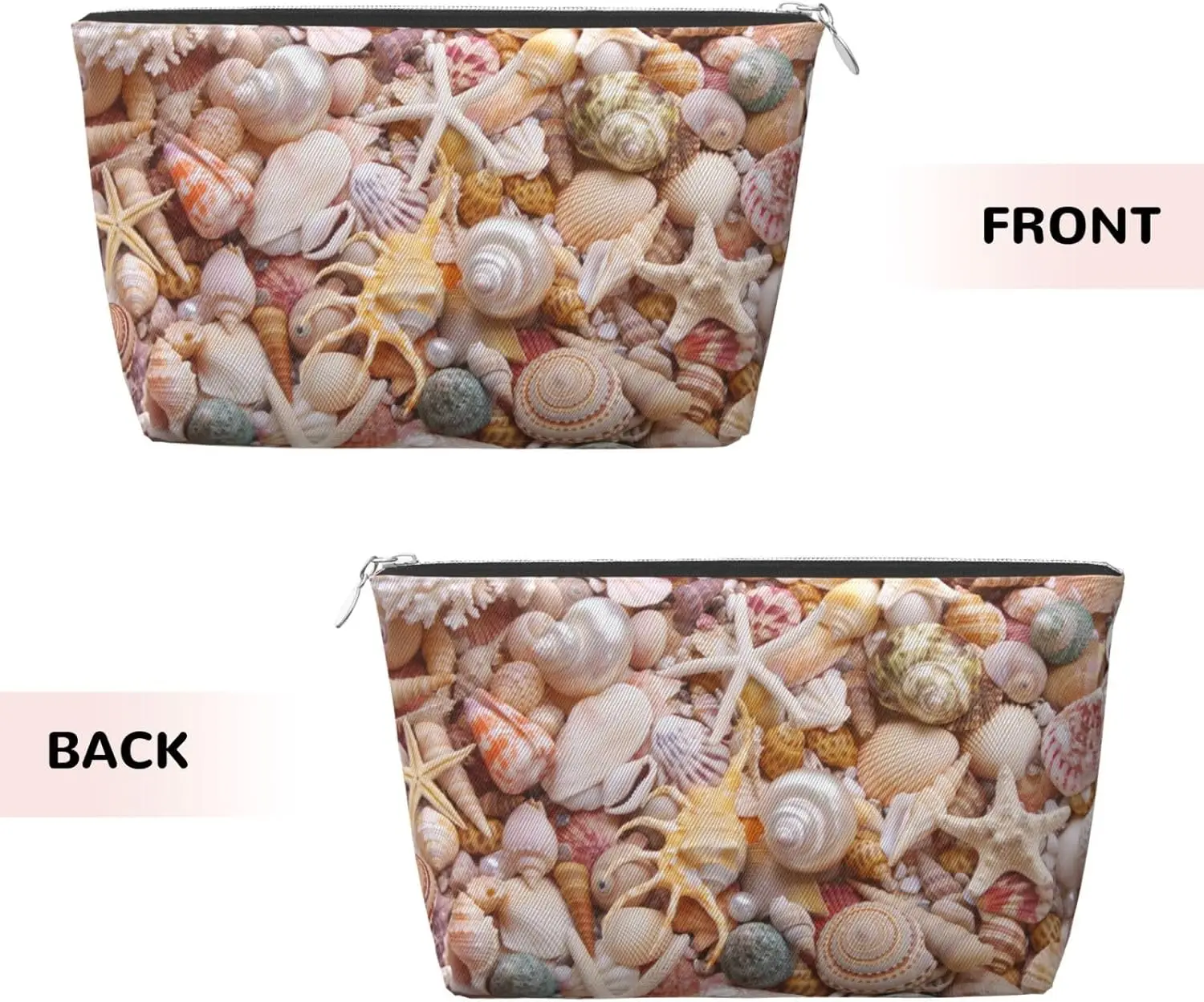 Красочная косметичка с ракушками женские дорожные туалетные принадлежности