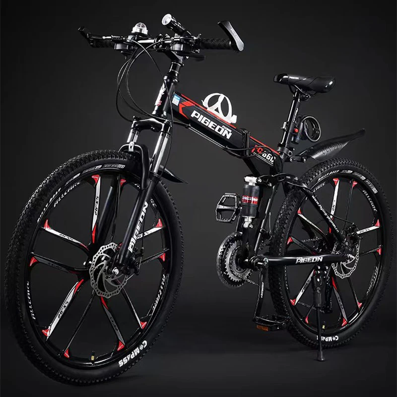 Track Carbon Road Bicycle Folding Single Speed Full Suspension Bicycle Bicucle Dirt Bicicletta Mountain Bike Downhill Bike