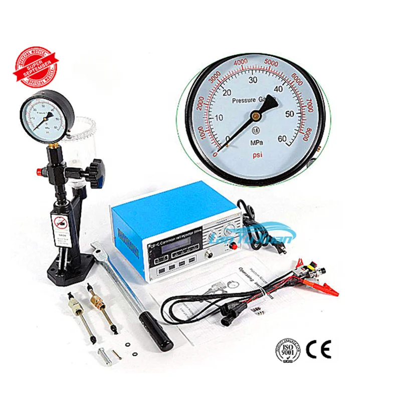 

CRDI CR-C Multifunction Common Rail Fuel Injector Tester+S60H Nozzle Validator Set Equipment Tester