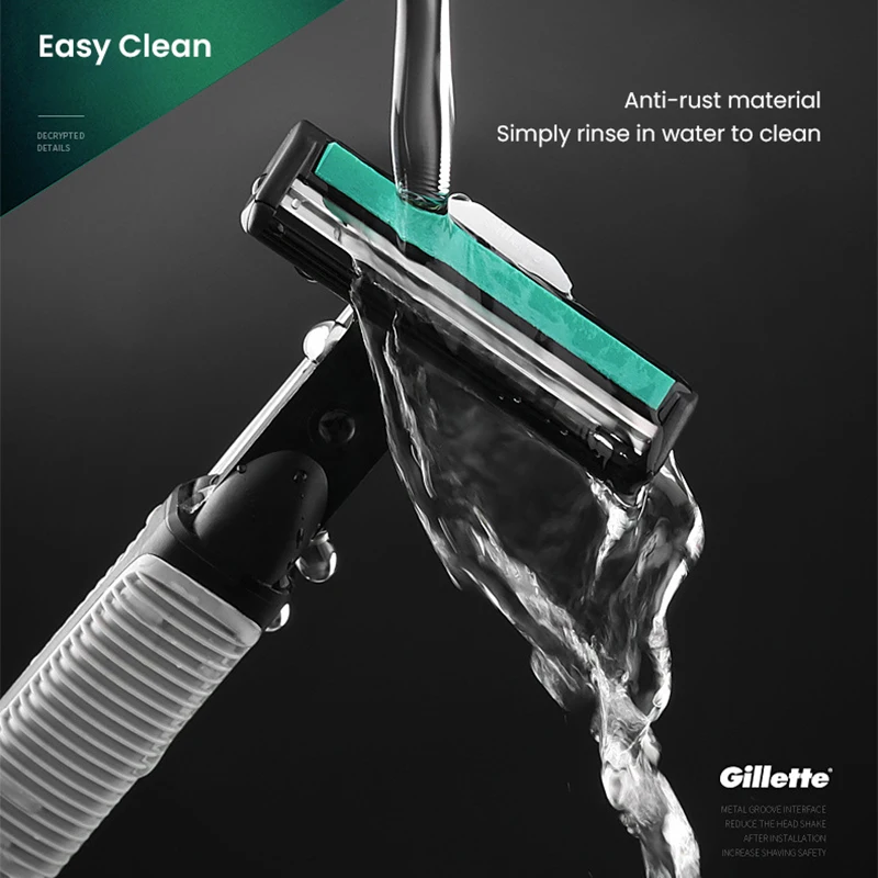 Фото Мужская бритва Gillette Vector 2, 2 слоя, острые лезвия для бритья, гладкая мужская бритва для лица, стрижка бороды, сменные картриджи для бритвы №5