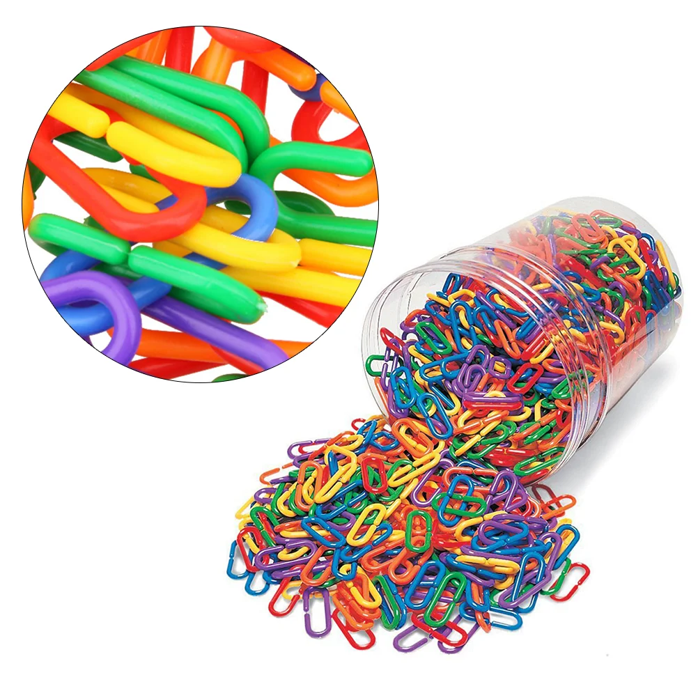 

200 DIY C-clips Hooks Chain Links C-links Parrot Bird