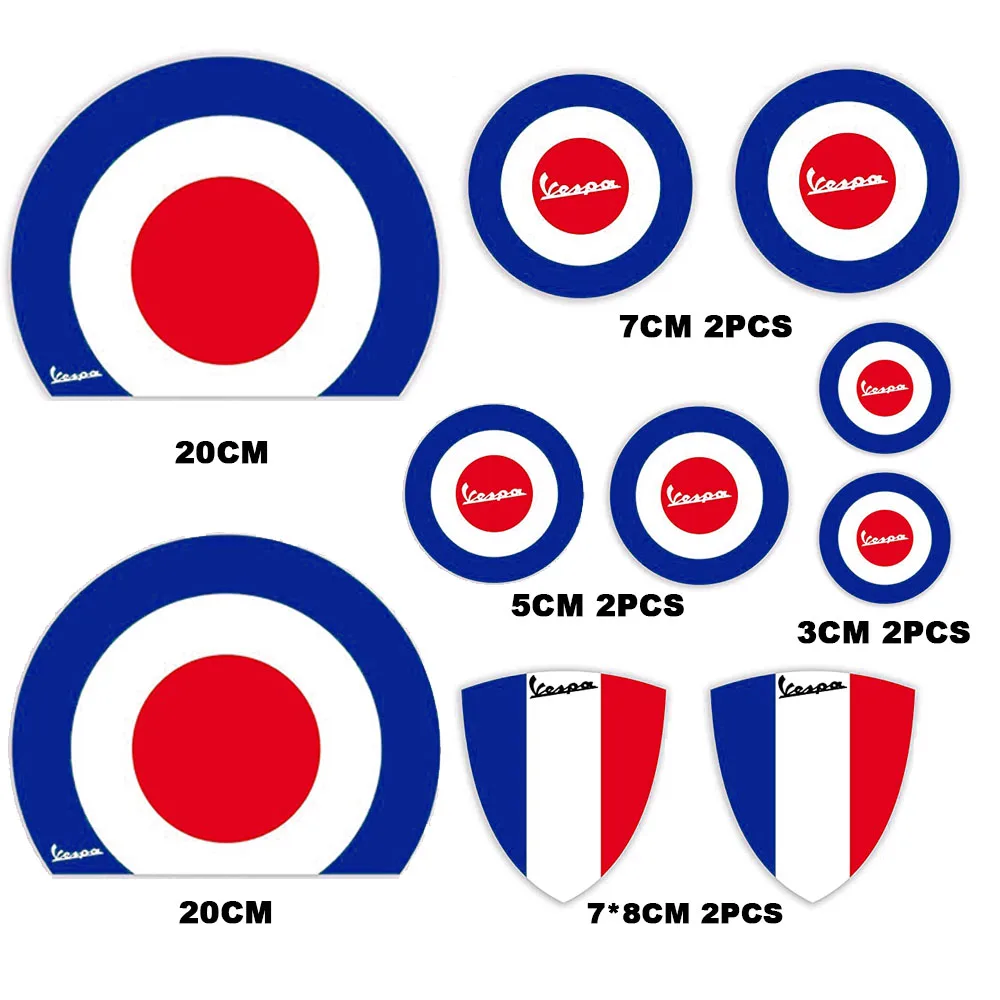 For VESPA PIAGGIO SPRINT GTS GTV LXV LT PX PRIMAVERA 150 250 300ie Motorcycle Decal Italy Scooter Reflective Sticker Accessori |