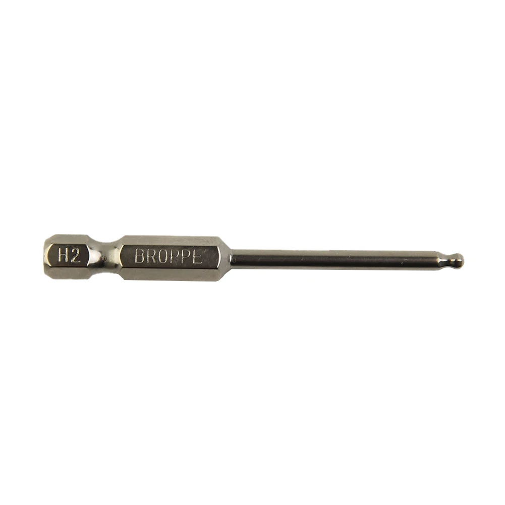 

1pc Ball End Hex Screwdriver Bit Magnetic Ball End Hexagon Head Screwdriver Bits Screw Driver Bits Drill Tools H2 H2.5 H3 H4 H5
