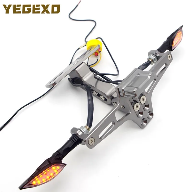 

License Plate Holder Motorcycle Accessories For HONDA xr 150 dominator cbr 954 rr pcx 2019 cbr250r dio 27 blackbird cbr1100xx