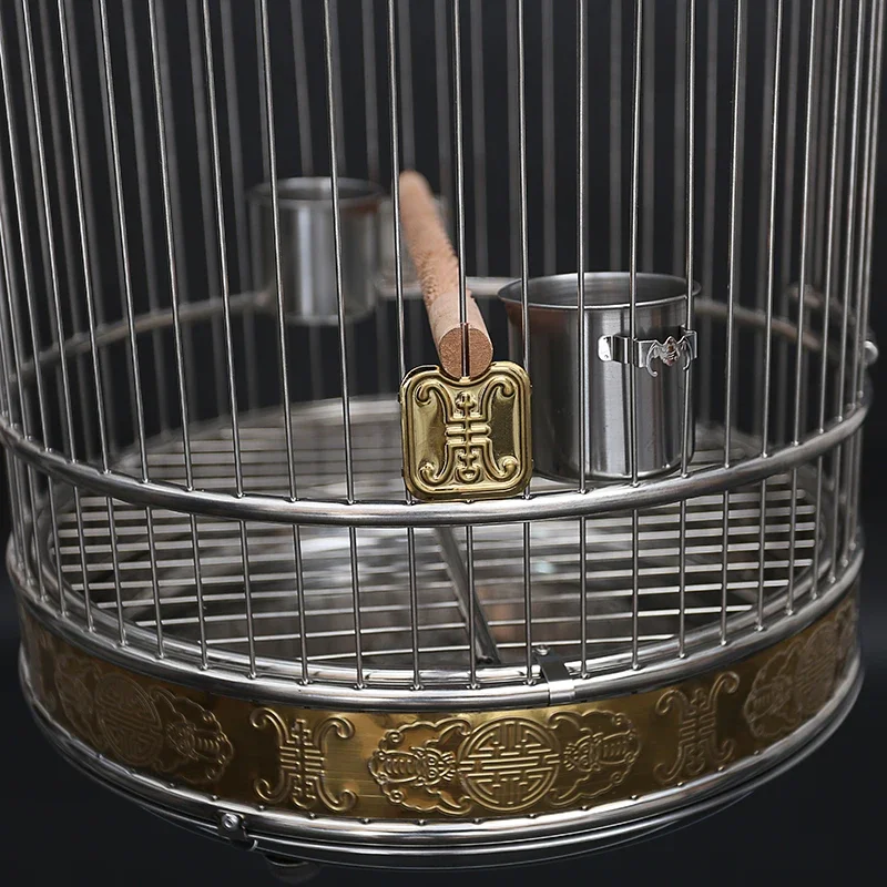 Клетка для птиц из нержавеющей стали большие и средние клетки металлическая