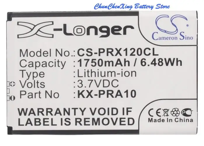 

GreenBattery 1750mAh Battery KX-PRA10 for Panasonic KX-PRX110, KX-PRX110GW, KX-PRX120, KX-PRX120GW, KX-PRX150, KX-PRX150GW