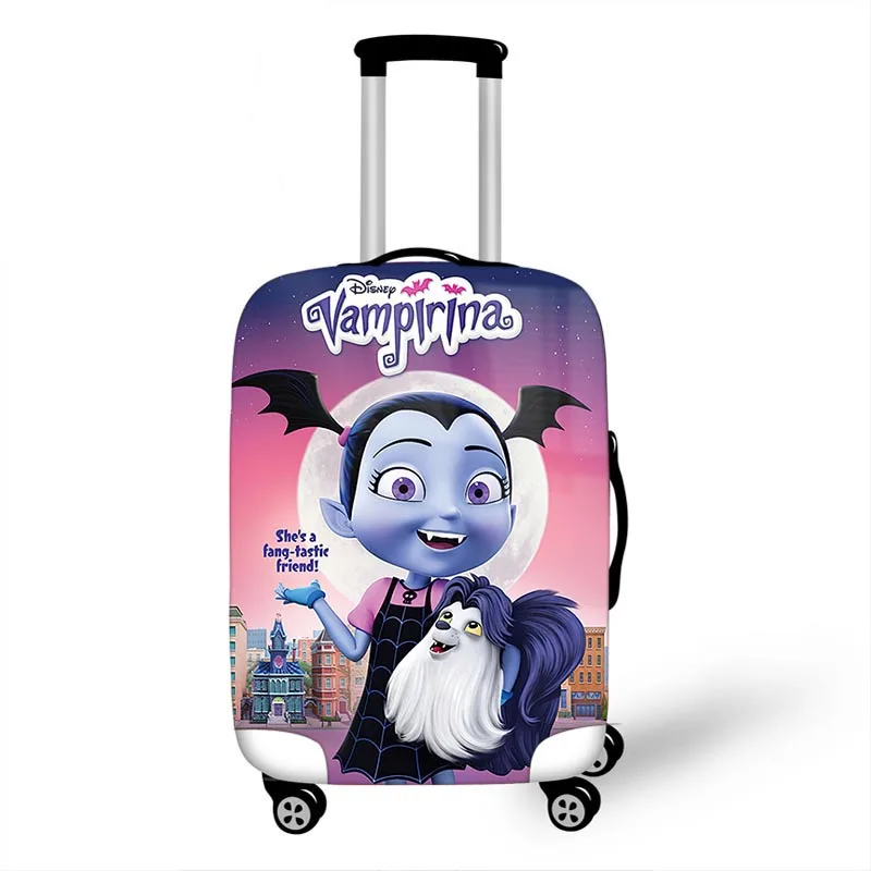 Disney Vampirina Elastic Thicken Luggage Suitcase Protective Cover Protect Dust Bag Case Cartoon Travel Cover