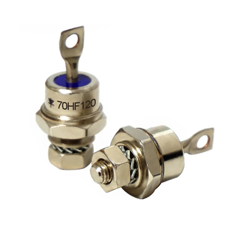 

New 18g Metal 70HF120 Helical Rectifier Diode 1200V 70A 70HFR Blocking Case Stud Mounted Durable Replacement Dedicated Battery