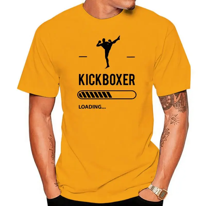 

Футболка Kickboxer мужская с надписью, Модная хлопковая Повседневная рубашка с коротким рукавом, одежда для женщин