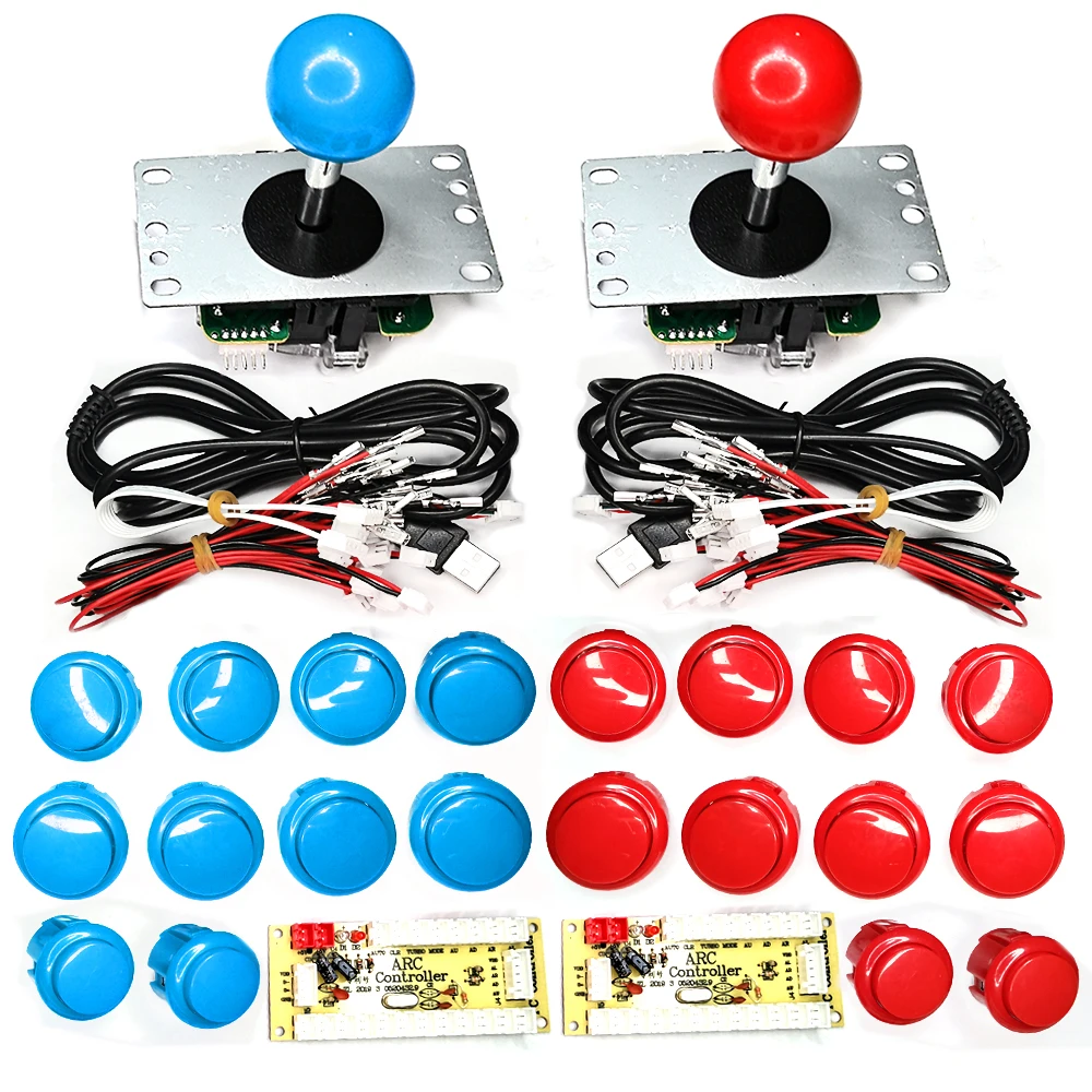 

Copy SANWA Arcade Game Command DIY Kit Zero Delay USB Board Controller Joystick Button Encoder To PC Raspberry Pi Stick Set