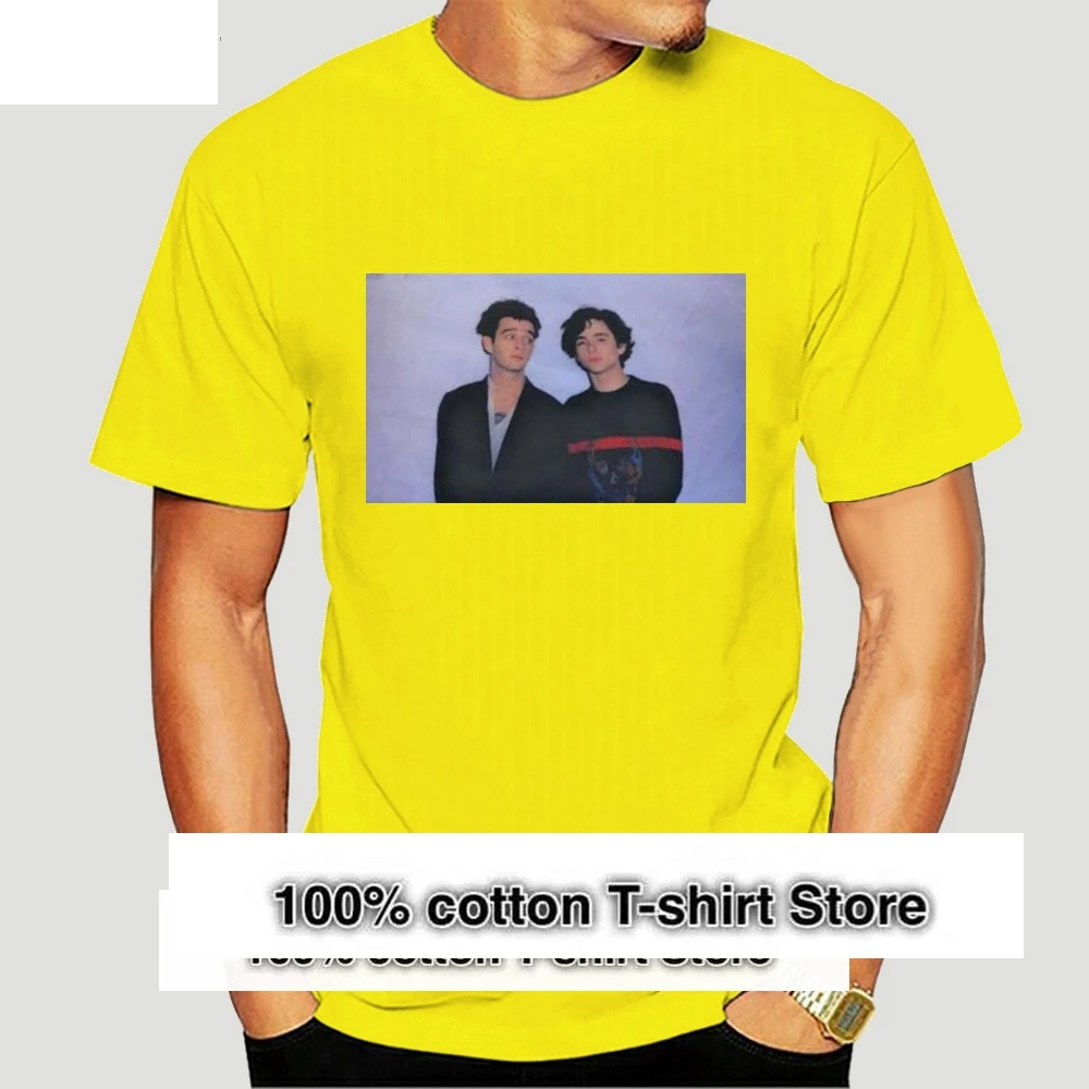 

The 1975 Inspired Matt Healy And Timothee Chalamet Shirt Men Short Sleeve Tee 1252A