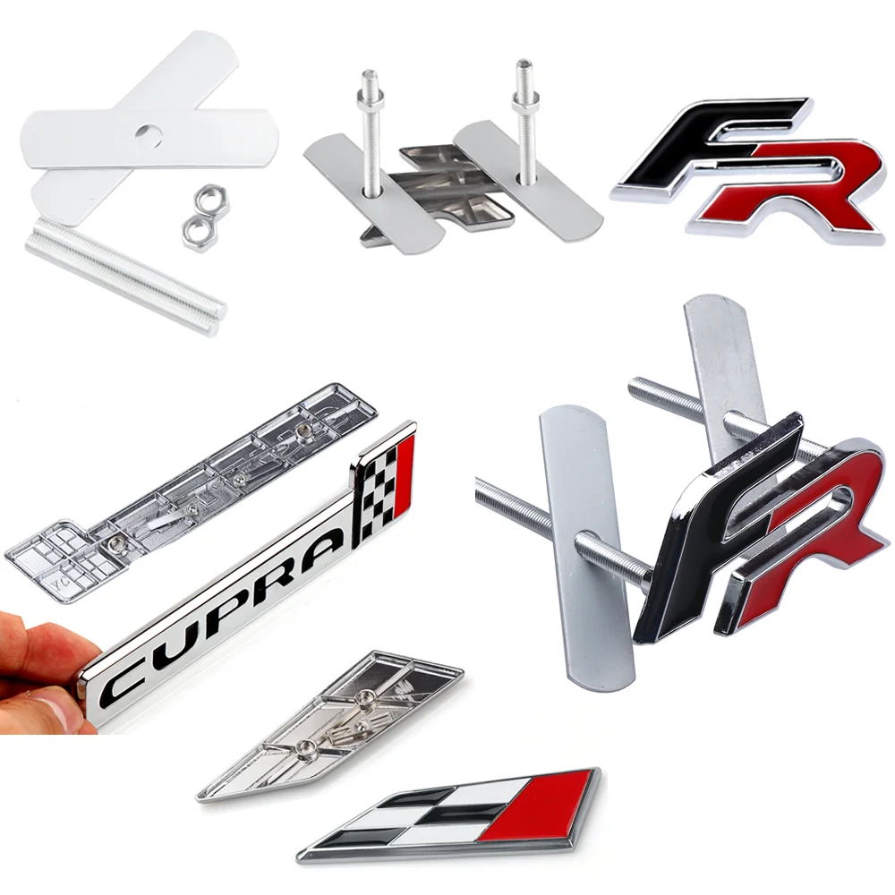 3D металлический значок декоративная наклейка на переднюю решетку автомобиля