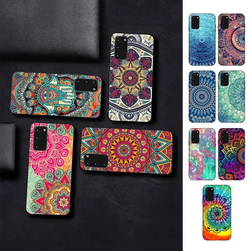 

Mandala Chakra Yoga Phone Case for Samsung S10 21 20 9 8 plus lite S20 UlTRA 7edge