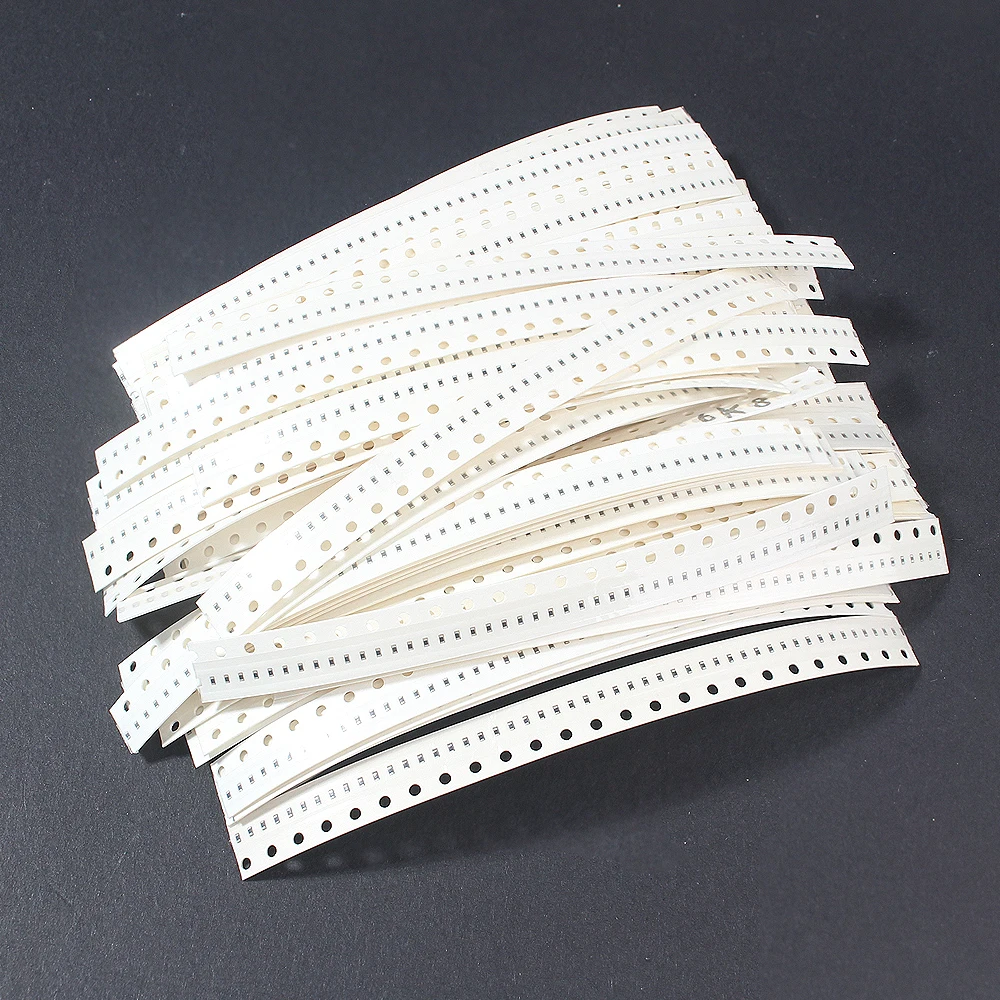 

4000PCS 80 Values 0402 New Chip Resistance Assorted Set 10 ohm ~ 910K ohm SMD Resistor Pack Diy Electronic 5% Set of Resistor