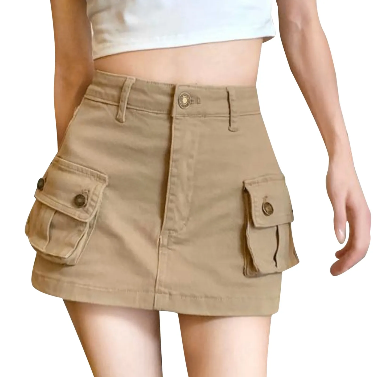 

Women's Anti Slip Denim Tooling Skirt Showing Thin Half Skirt High Waist A Line Short Skirt Ballet Skirts 12 Drop Bed Skirt