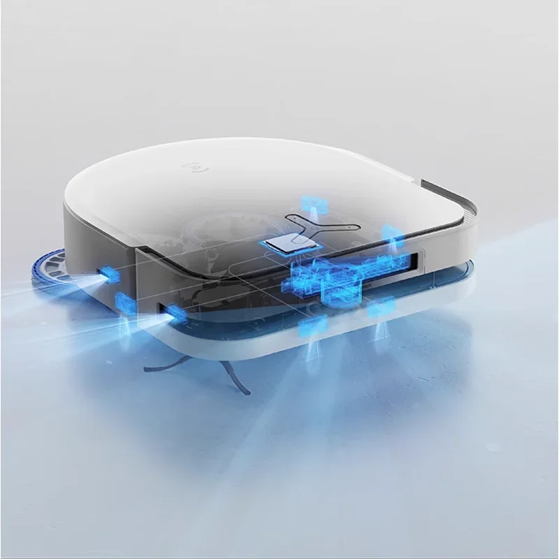 Пылесос Ecovacs-Deebot X5 PRO Aspirador Robô 12800 Pa Identif gatunek de esgoto 158 Graus Lavagem água quente Mop Versão chinesa