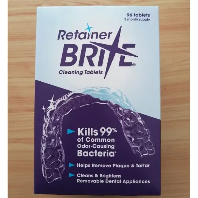 

Retainer Brite Cleaning tablets- Ready stock (18/36/72/96 tablets)