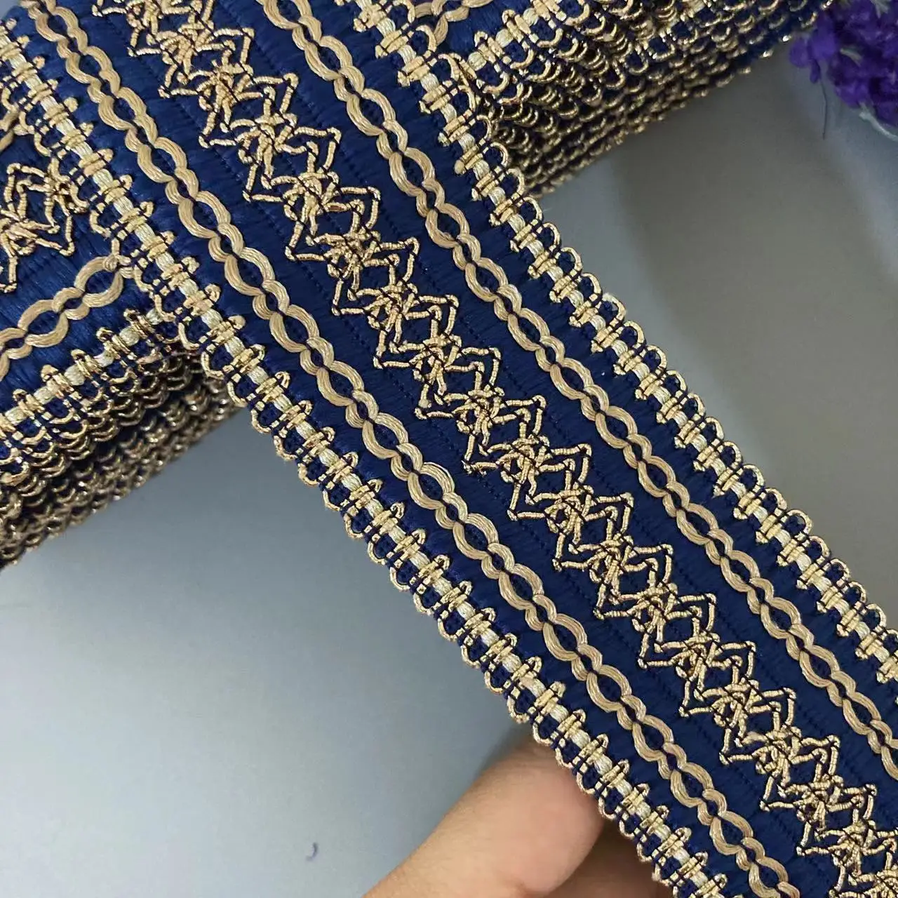 1 м 5 см синее платье кружевная лента украшение Женская этническая ветровая для