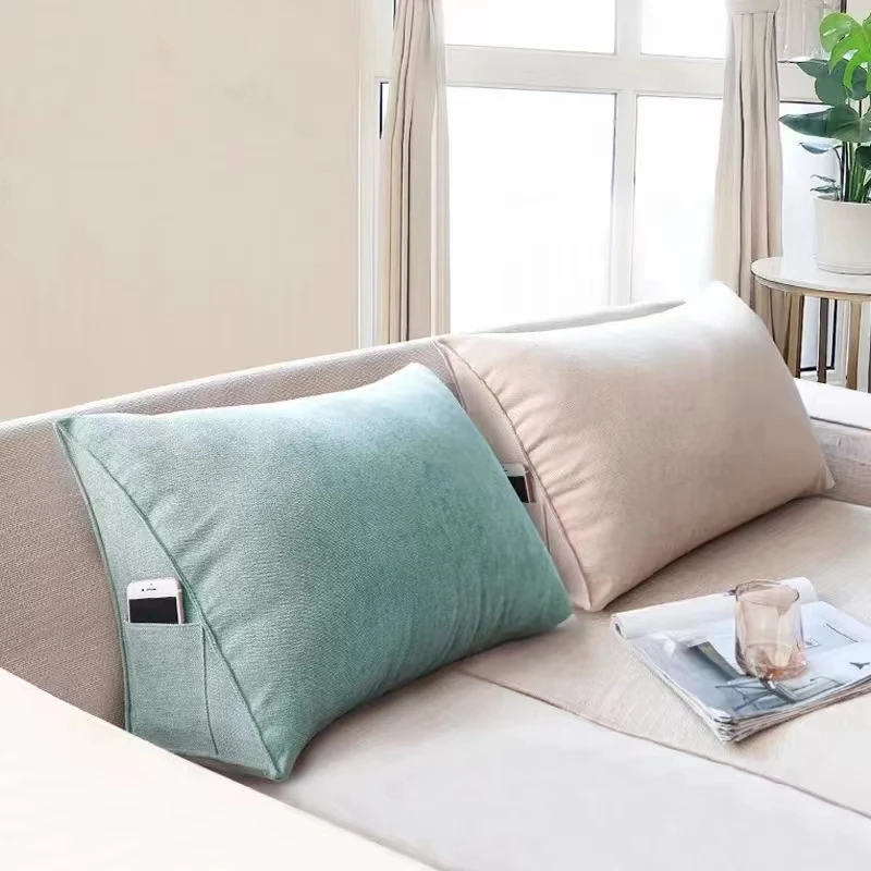 

Backrest Cushion Reading Pillow Relaxation Pad on The Bed To Support The Back/backrest Wedge Pad for The Sofa or Floor 쿠션