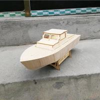 sunshine wooden small yacht hand assembled boat remote control boat model kit