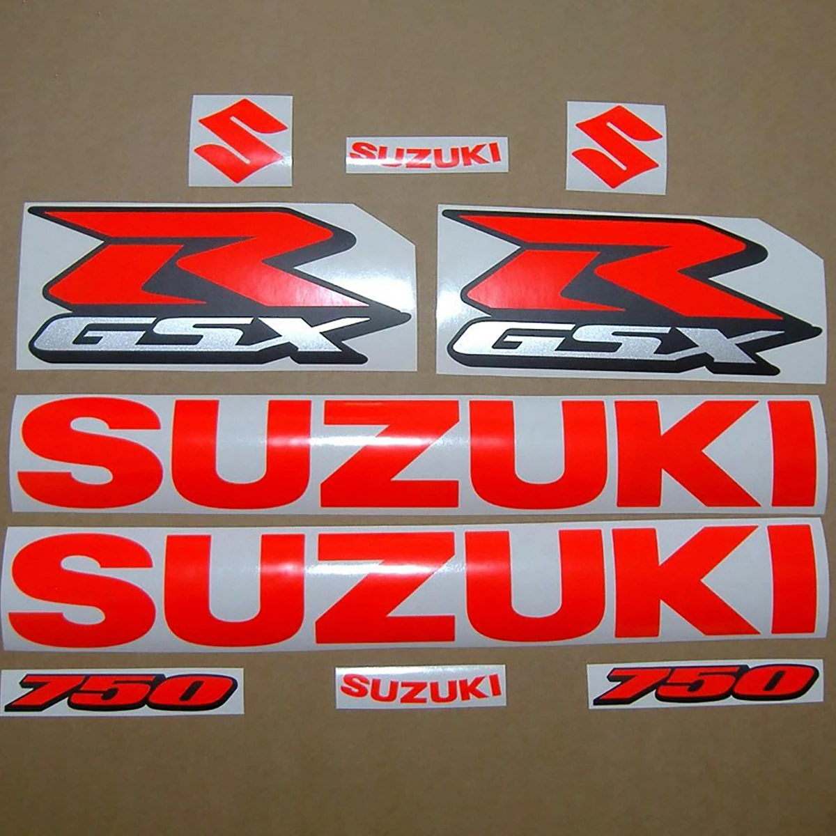 Виниловые наклейки Suzuki GSXR 750 Набор наклеек с логотипом танка эмблема шлема