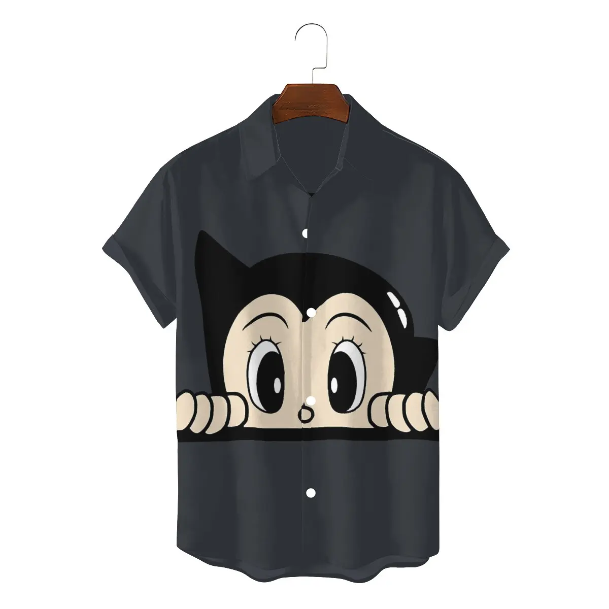 

Мужская необычная 3D рубашка Hello 2022, с квадратным воротником, с коротким рукавом