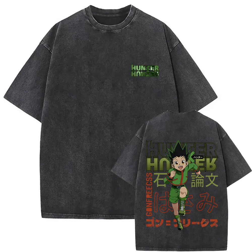 Мужские винтажные футболки Dshztooma Hunter X
