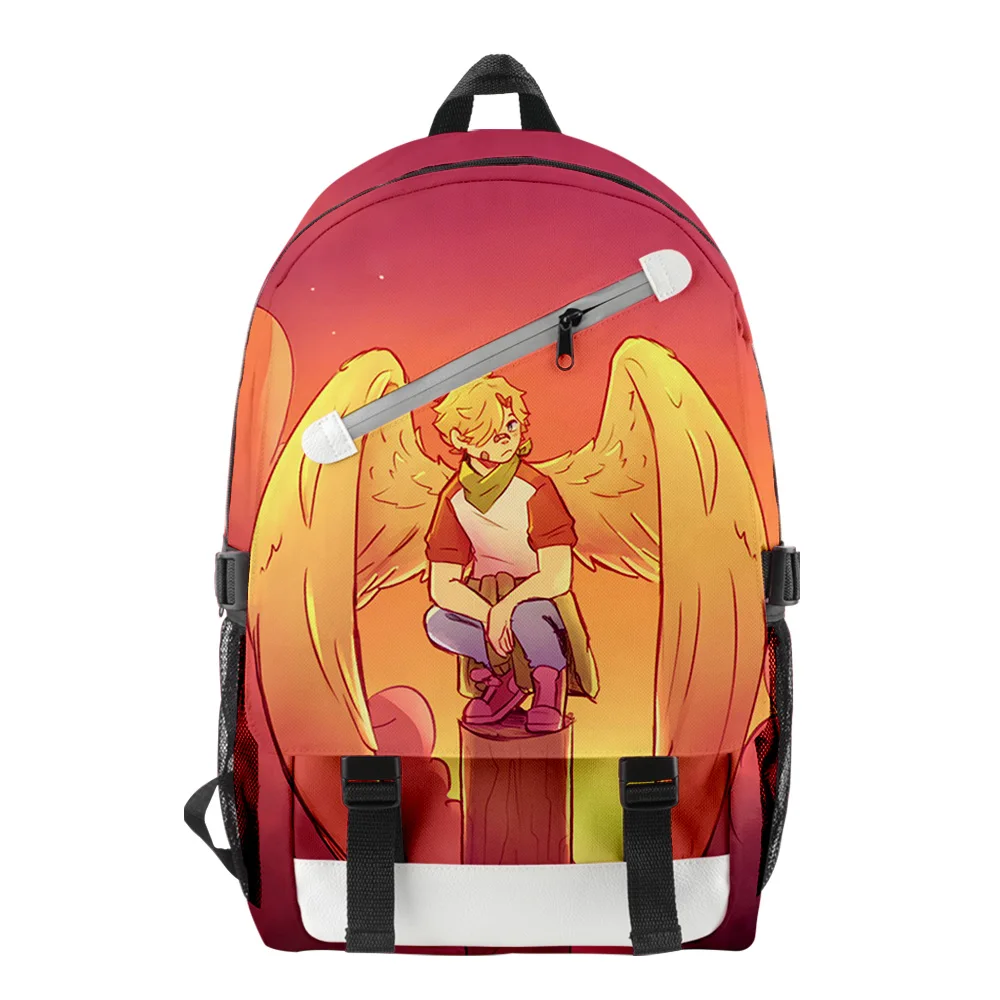 

Водонепроницаемый рюкзак Tommyinnit 2 для мужчин и женщин, вместительный дорожный ранец из ткани Оксфорд с 3D-принтом сакуры, школьный портфель для мальчиков и девочек