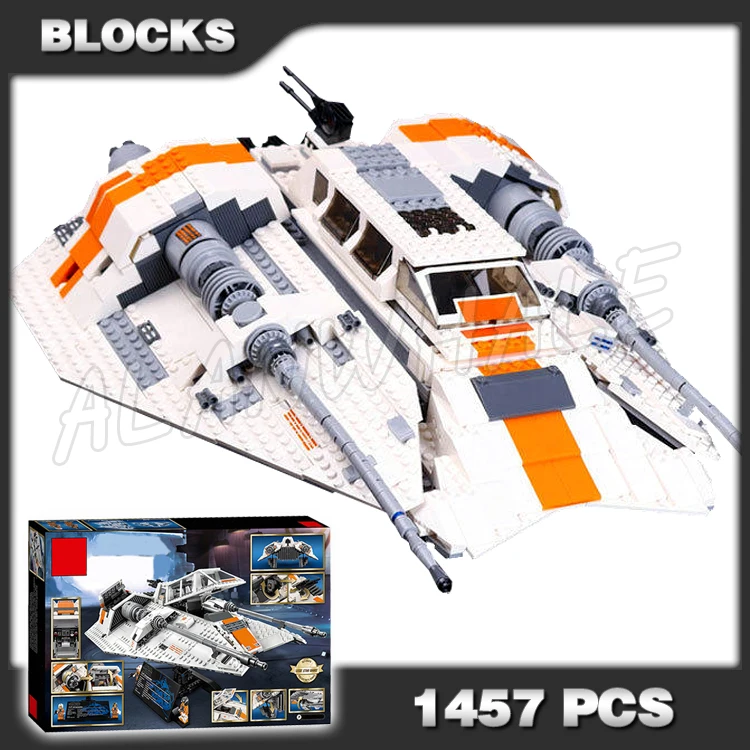 

1457pcs Star Rebel Snowspeeder T-47 Air Speeder Empire Strikes Display Stand 05084 Building Blocks Toys Compatible With Model