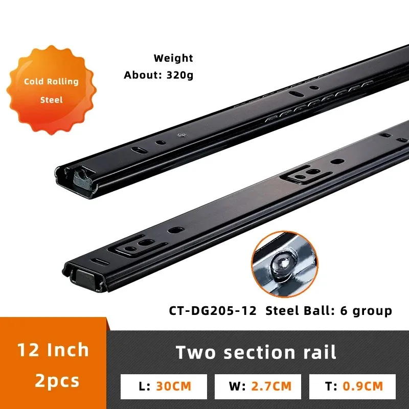 

Двухсекционные направляющие из холоднокатаной стали