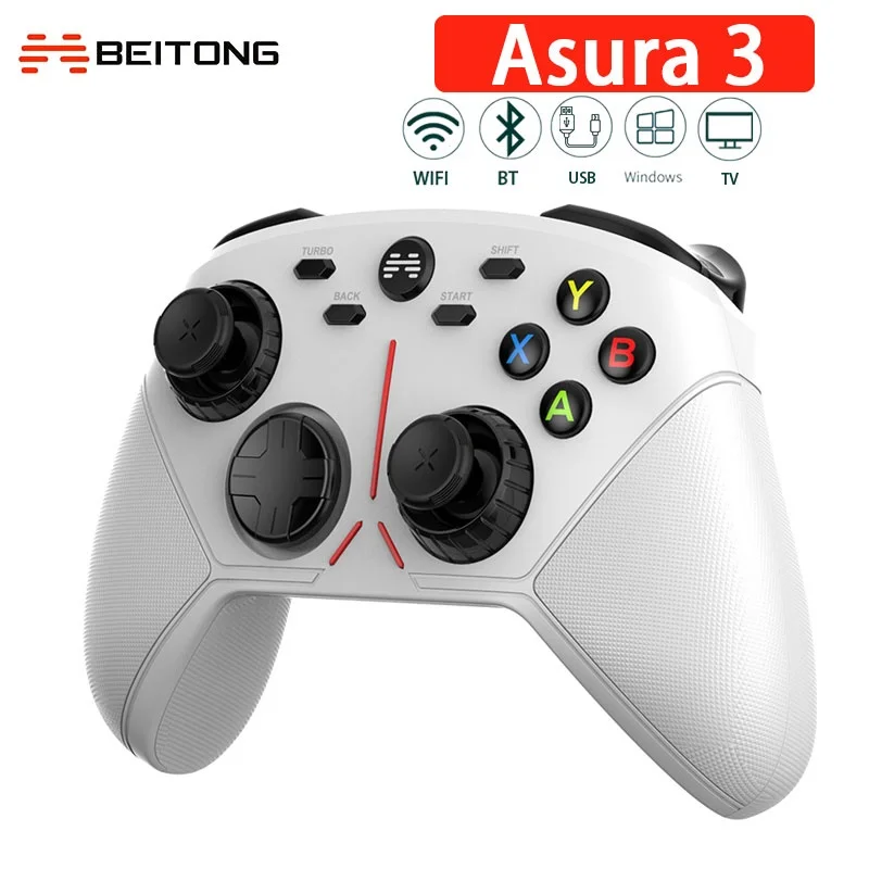 

Original Beitong Asura 3 Wireless Gamepad Mechanical keys Variable Speed Button Custom Macro Programming For Windows TV