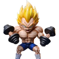 17cm dragon ball z vegeta fitness figure dbz model bodybuilding series figurals anime statue figurine collection birthday gifts