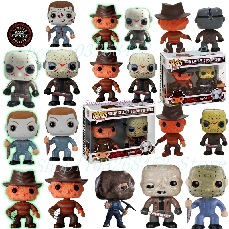 Новинка экшн-фигурки Funko Pop Jason 01 Limit вурхи Фредди 02 светящиеся 03 Майкл Майерс 622 202