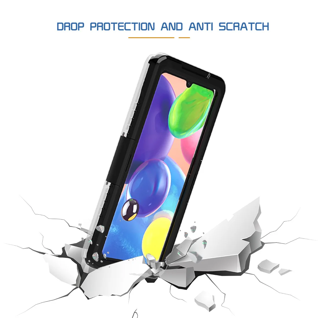 For Samsung Galaxy A12 A03S A22 A10 A20 A30 A40 A50 A60 A70 A80 A90 F02S IP68 Waterproof Underwater Diving Snowproof Cover
